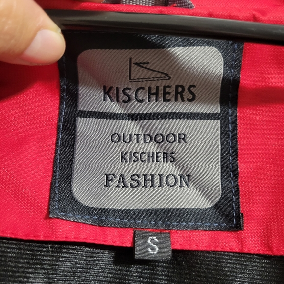 Kischers Outdoorsport WeatherGear Jacket Coat Weather Proof S Red NWOT - Picture 13 of 16